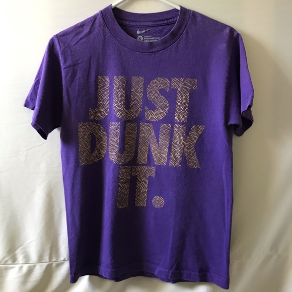 Purple and Yellow Nike T-Shirt - Picture 1 of 5